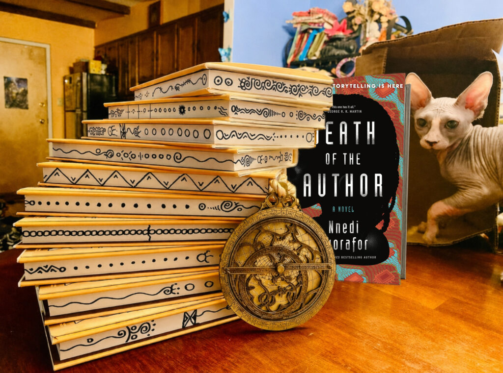 DEATH OF THE AUTHOR signed and adorned